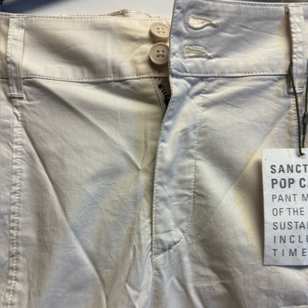 Sanctuary Off-White‎ Poplin Pants